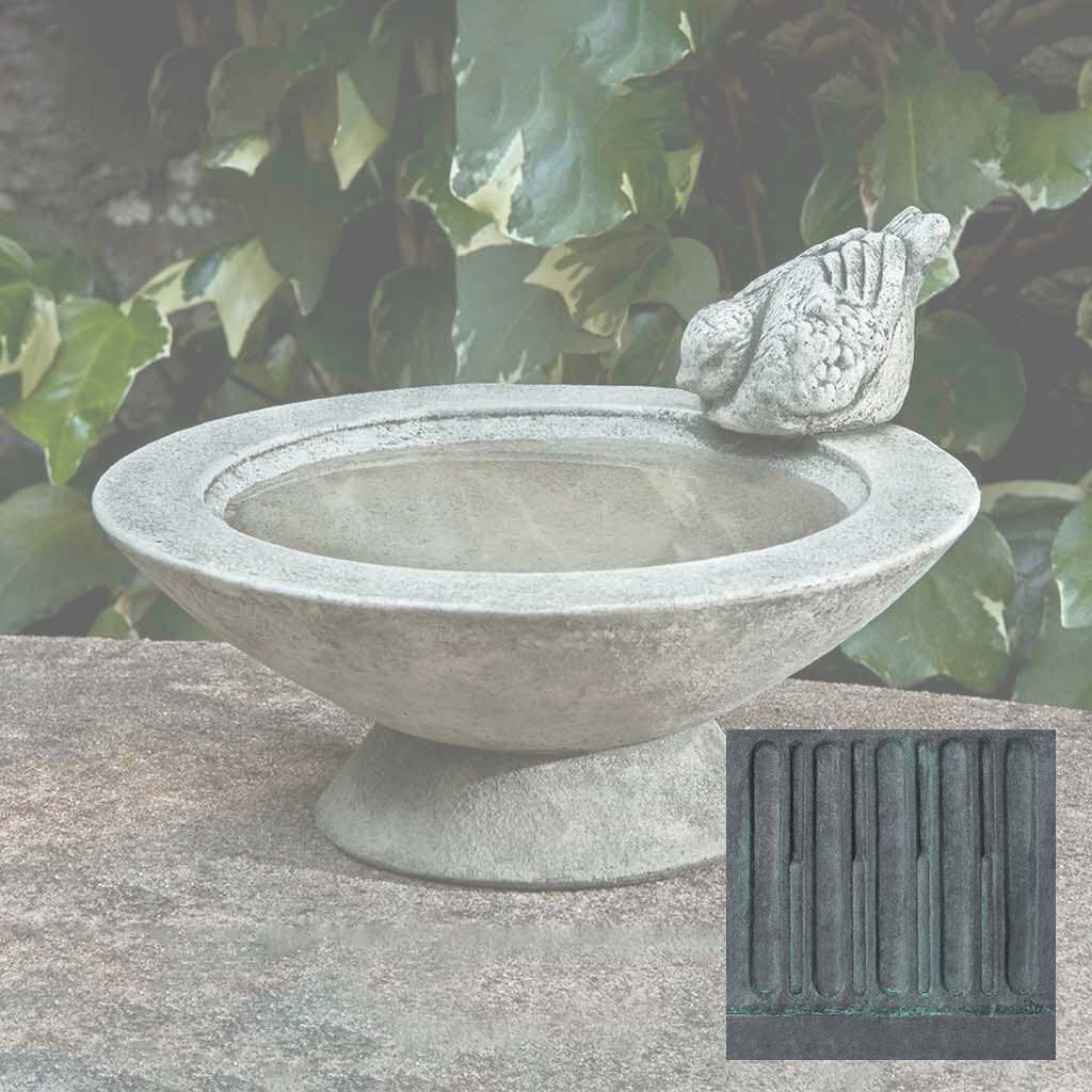 Campania Songbird's Rest Birdbath - B-140