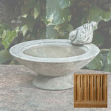 Campania Songbird's Rest Birdbath - B-140