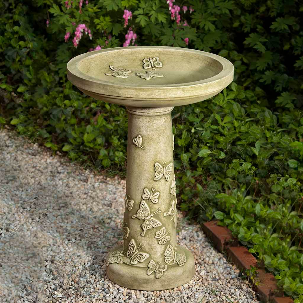 Campania Butterflies are Free Birdbath - B-145
