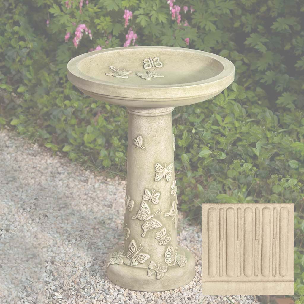 Campania Butterflies are Free Birdbath - B-145