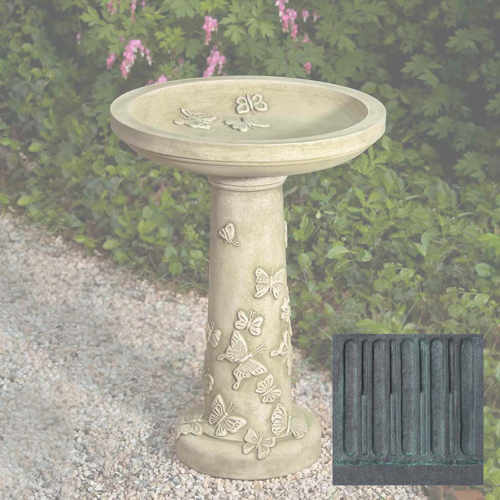 Campania Butterflies are Free Birdbath - B-145