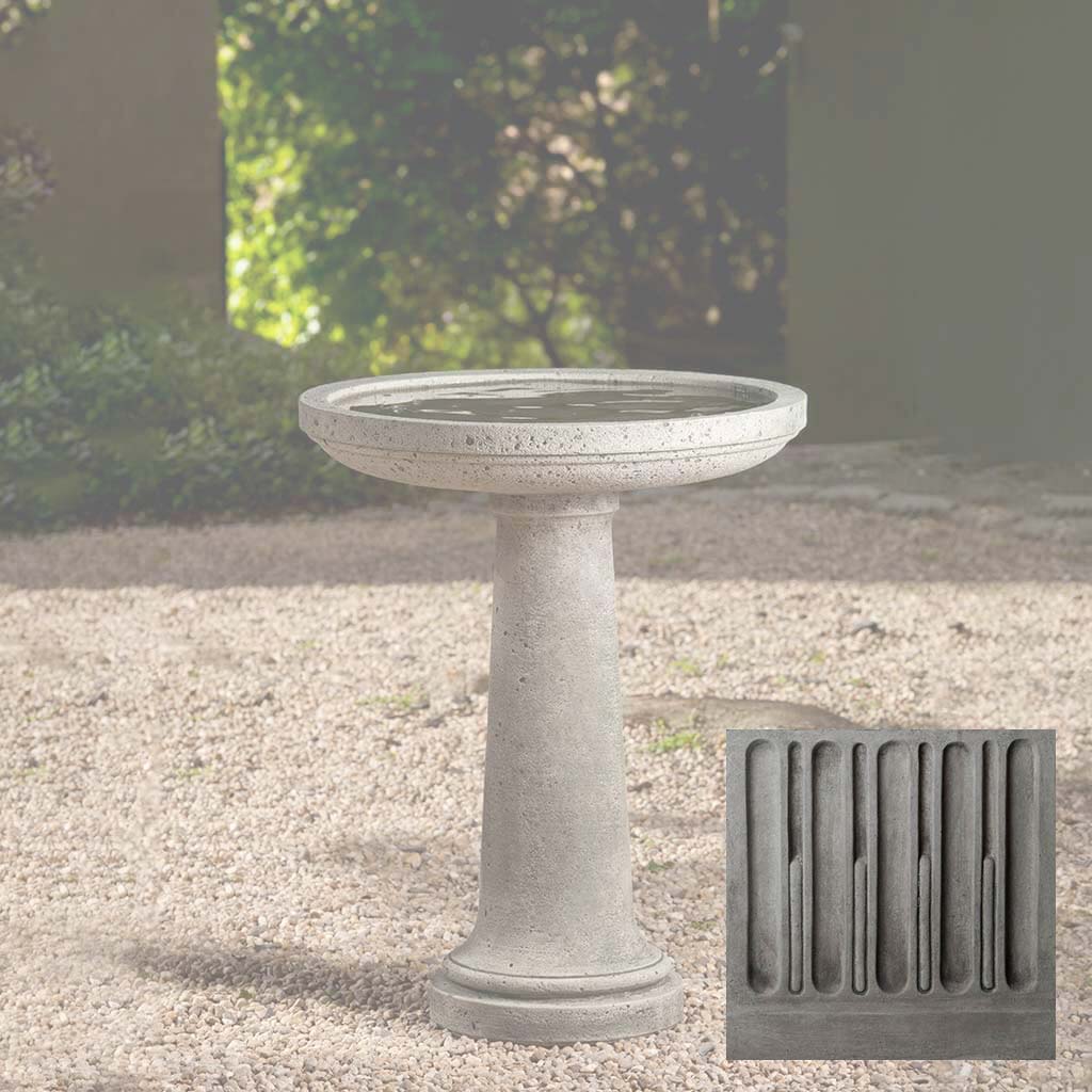 Campania Isleboro Birdbath - B-146