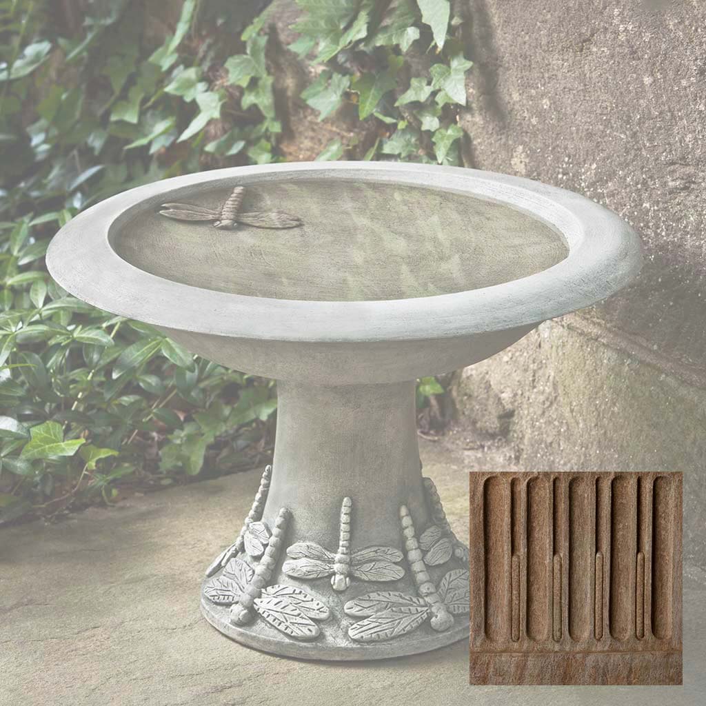 Campania Dragonfly Birdbath, Small - B-149