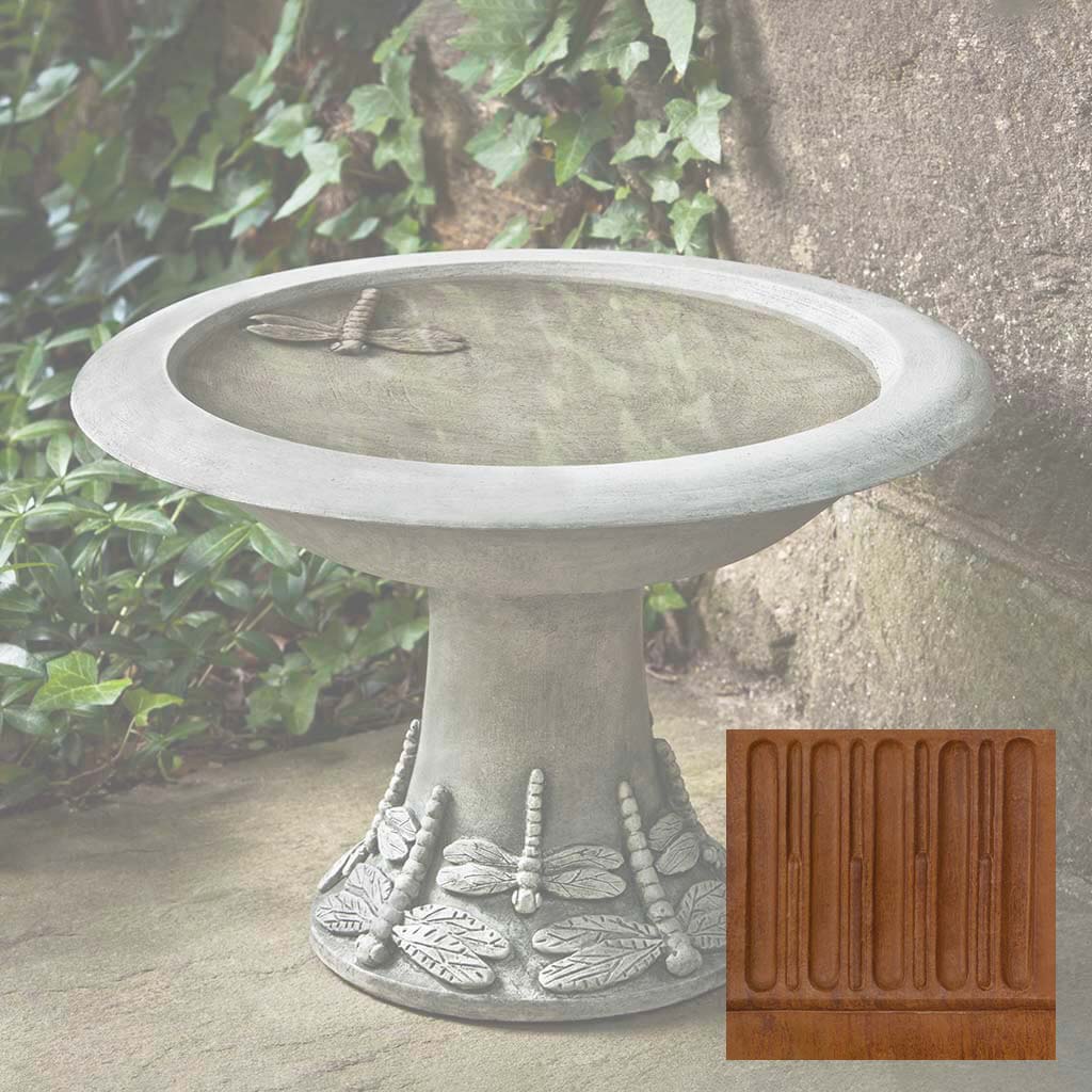 Campania Dragonfly Birdbath, Small - B-149
