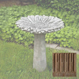 Campania Sunflower Birdbath - B-154