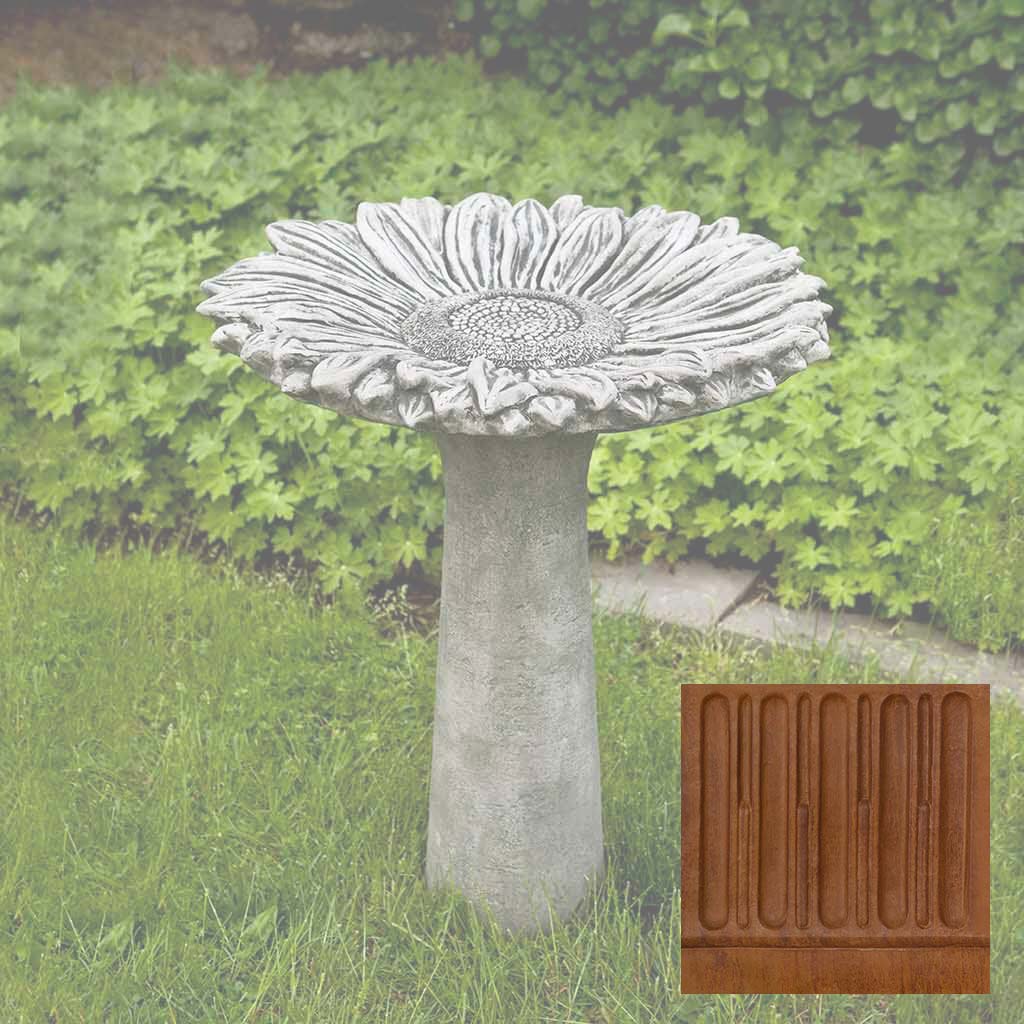 Campania Sunflower Birdbath - B-154