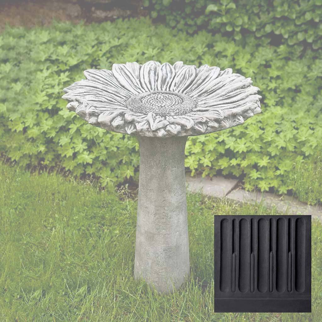 Campania Sunflower Birdbath - B-154
