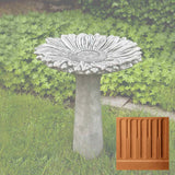 Campania Sunflower Birdbath - B-154