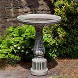 Campania Smithsonian Cottage Garden Birdbath - B-155