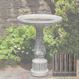 Campania Smithsonian Cottage Garden Birdbath - B-155