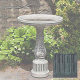 Campania Smithsonian Cottage Garden Birdbath - B-155