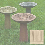 Campania Hydrangea Leaf Birdbath - B-160