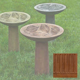 Campania Hydrangea Leaf Birdbath - B-160