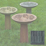 Campania Hydrangea Leaf Birdbath - B-160