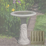 Campania Iris Birdbath - B-171