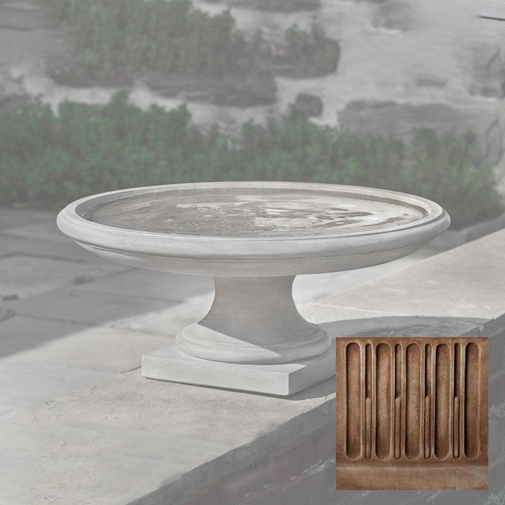 Campania Montebello Birdbath - B-175