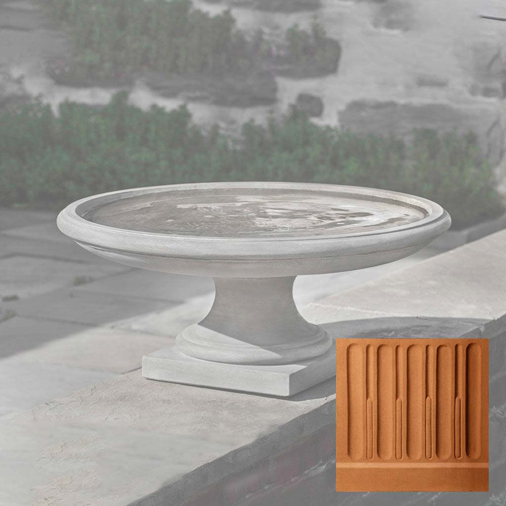 Campania Montebello Birdbath - B-175