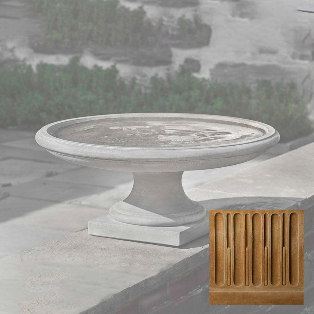 Campania Montebello Birdbath - B-175