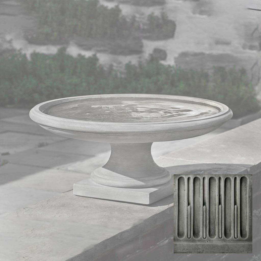 Campania Montebello Birdbath - B-175