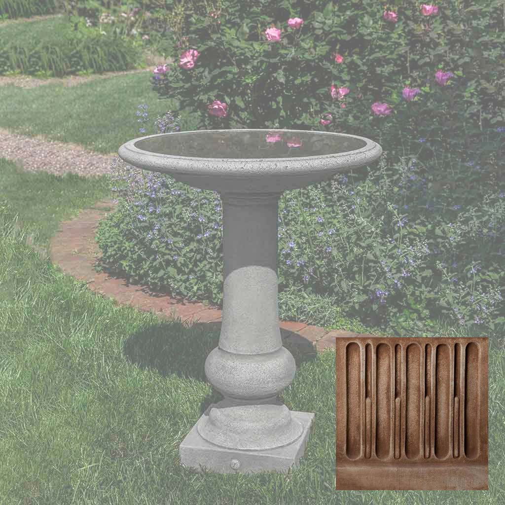 Campania Williamsburg Boxwood Garden Birdbath - B-176