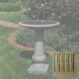 Campania Williamsburg Boxwood Garden Birdbath - B-176