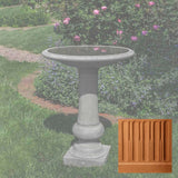 Campania Williamsburg Boxwood Garden Birdbath - B-176