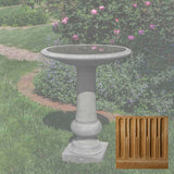 Campania Williamsburg Boxwood Garden Birdbath - B-176