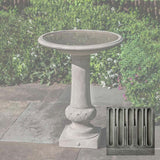 Campania Williamsburg Knot Garden Birdbath - B-179