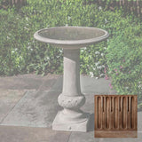 Campania Williamsburg Knot Garden Birdbath - B-179