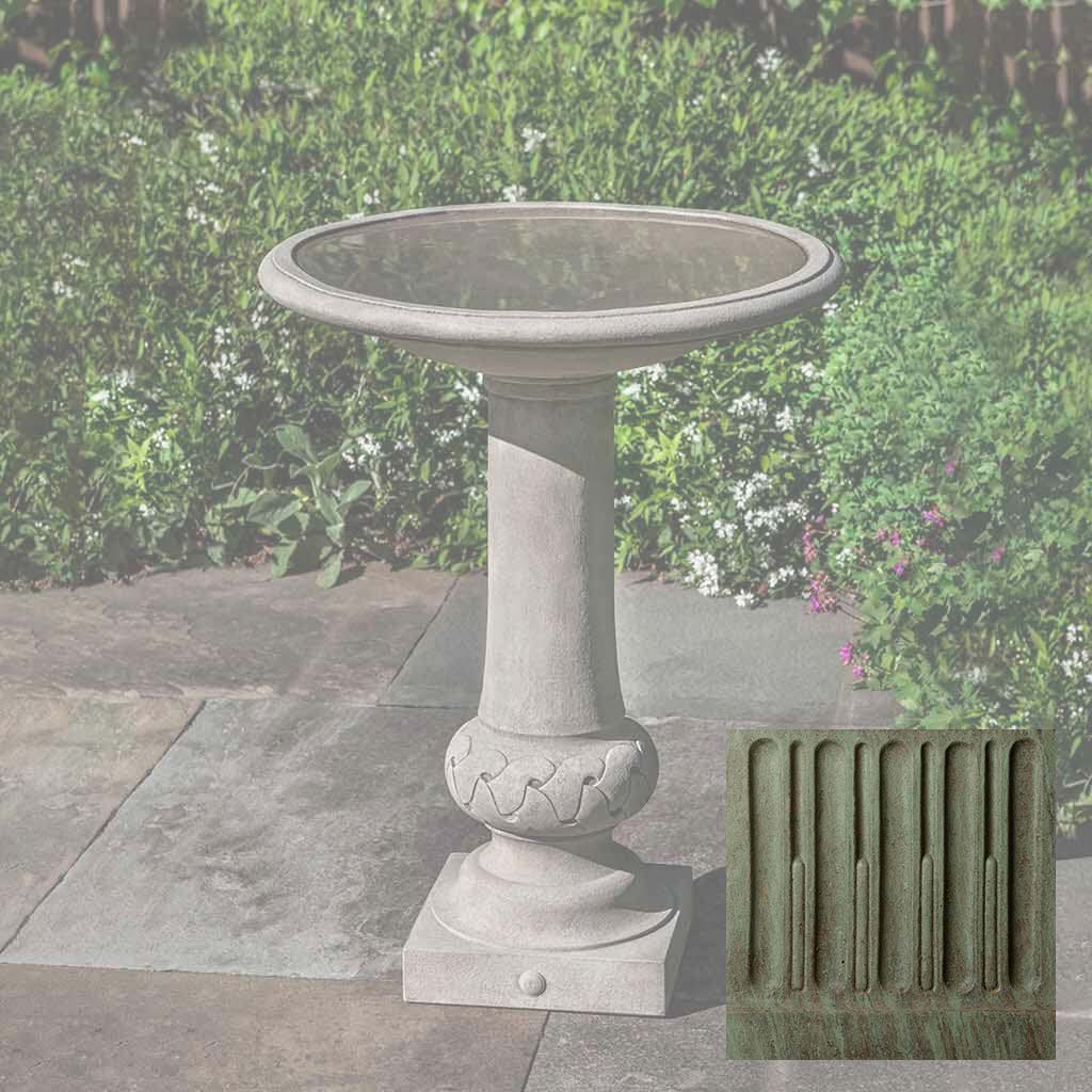 Campania Williamsburg Knot Garden Birdbath - B-179