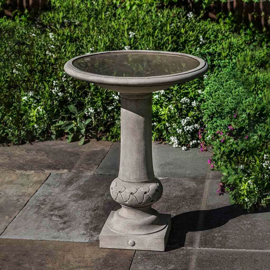 Campania Williamsburg Knot Garden Birdbath - B-179