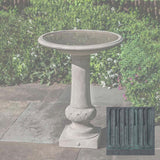 Campania Williamsburg Knot Garden Birdbath - B-179
