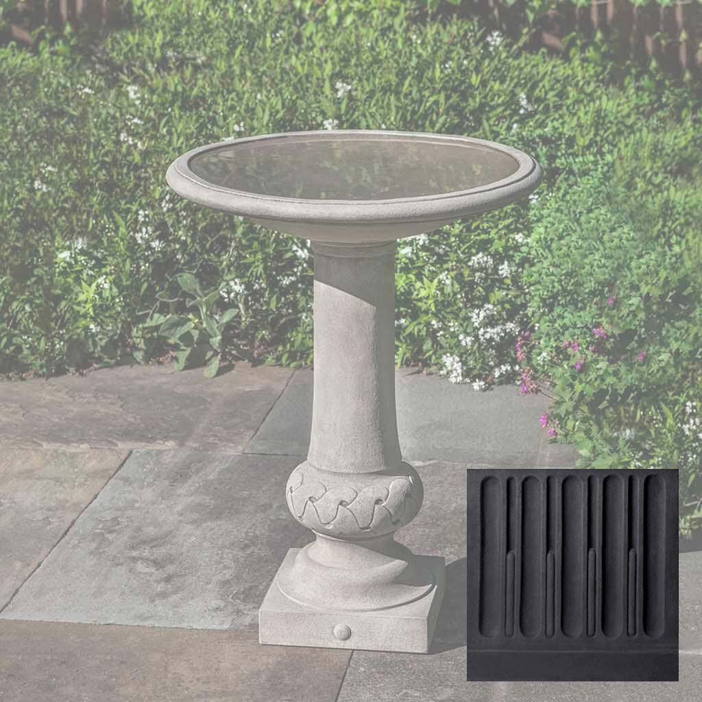Campania Williamsburg Knot Garden Birdbath - B-179