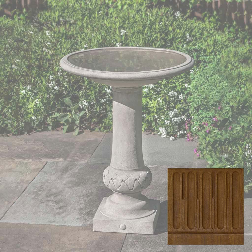 Campania Williamsburg Knot Garden Birdbath - B-179