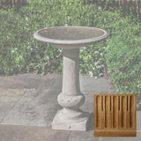 Campania Williamsburg Knot Garden Birdbath - B-179