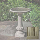 Campania Williamsburg Knot Garden Birdbath - B-179