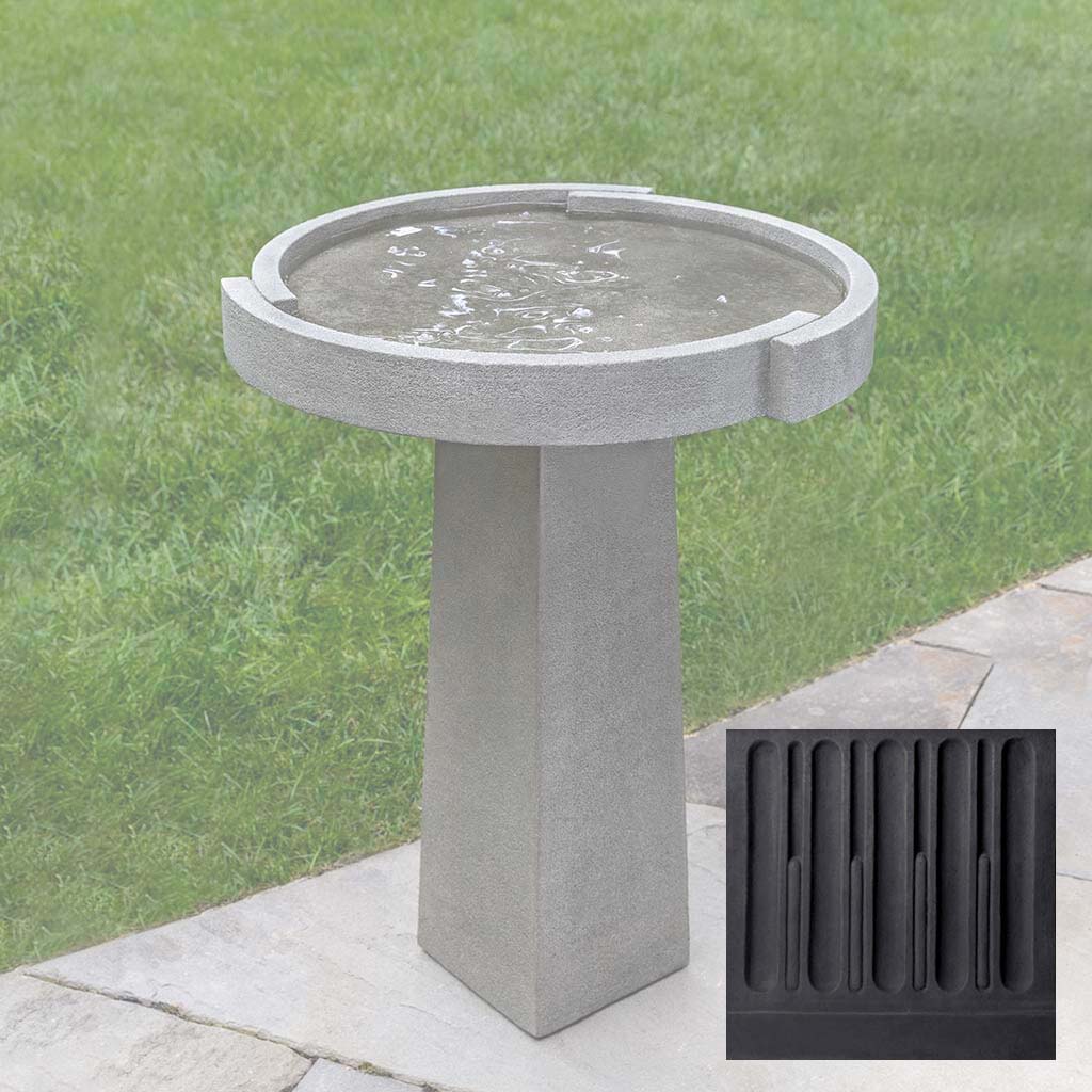 Campania Concept Birdbath - B-185
