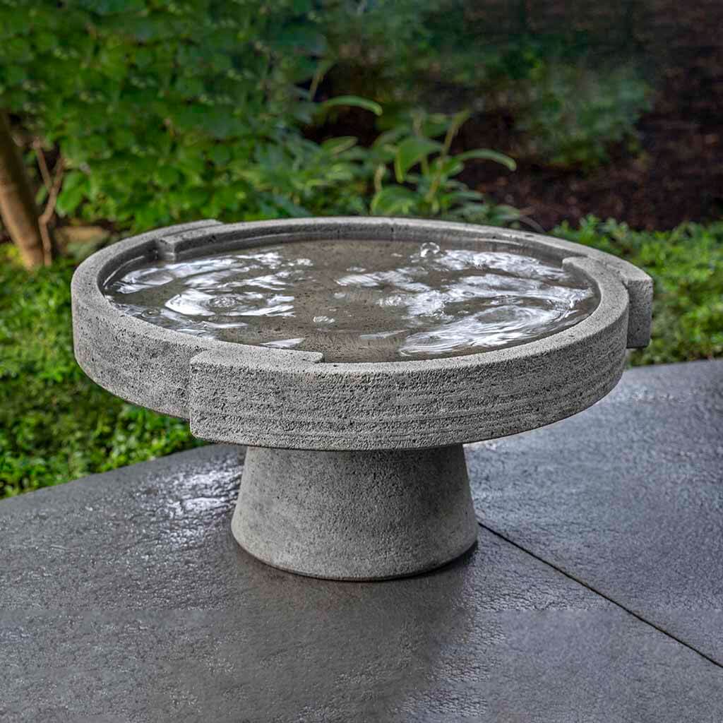 Campania Concept Birdbath, Low - B-187