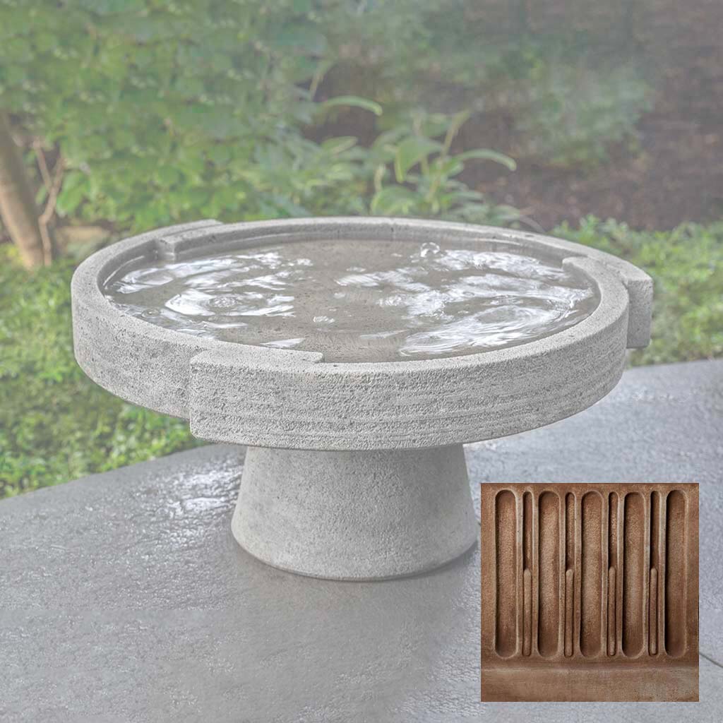 Campania Concept Birdbath, Low - B-187
