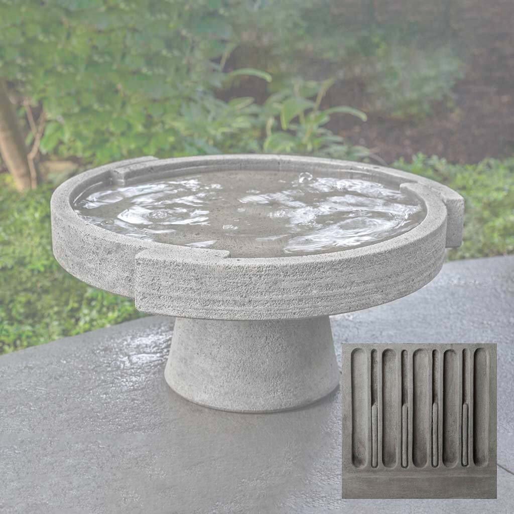 Campania Concept Birdbath, Low - B-187