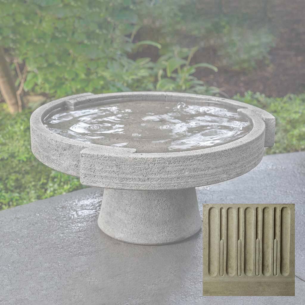 Campania Concept Birdbath, Low - B-187