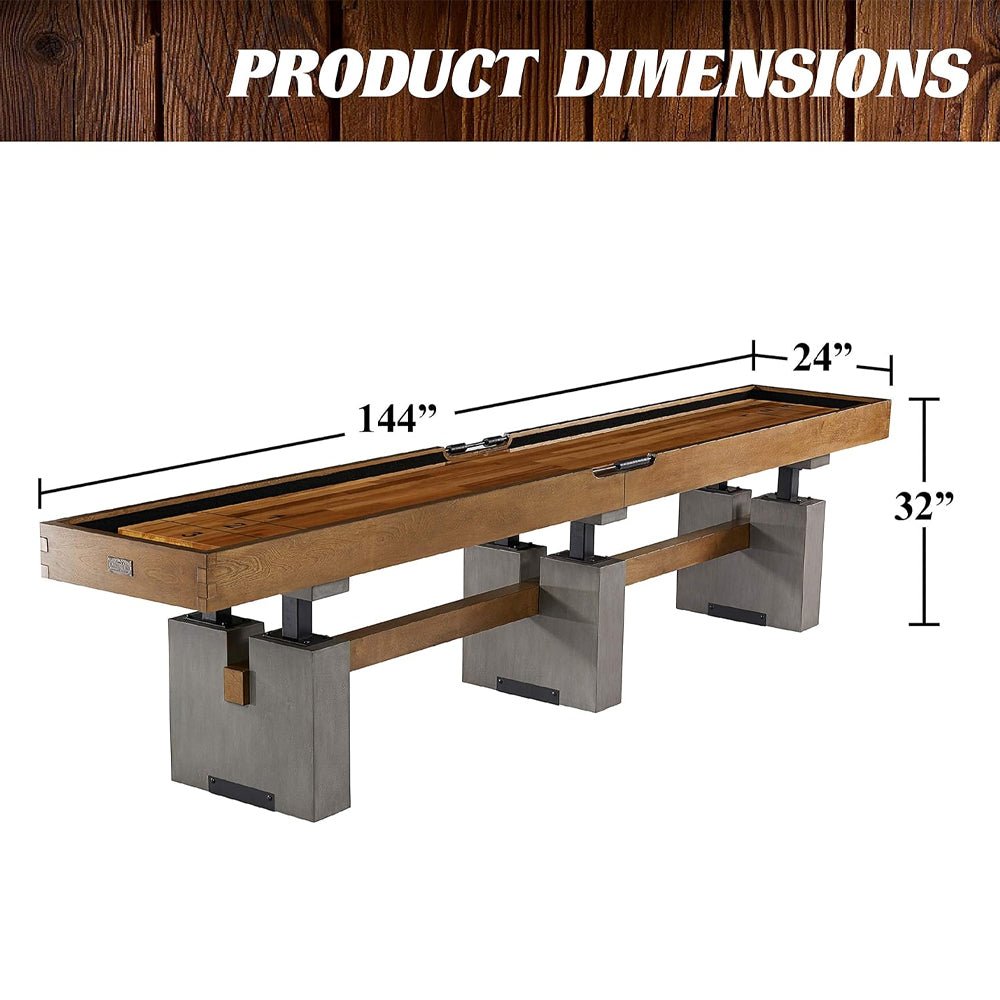 Barrington Urban Shuffleboard Table Collection With Pucks For Family Game Rooms (91753286)