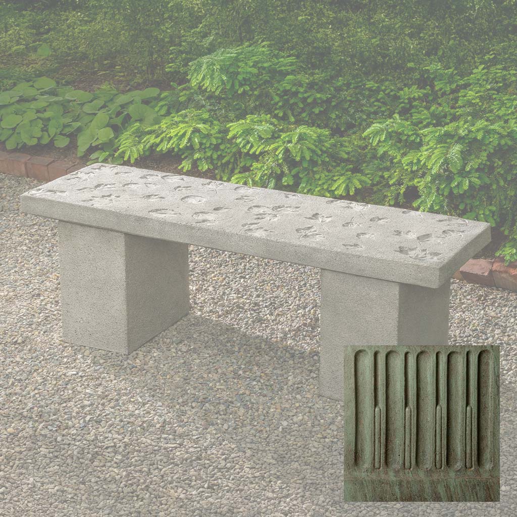 Campania Woodland Leaves Bench - BE-153