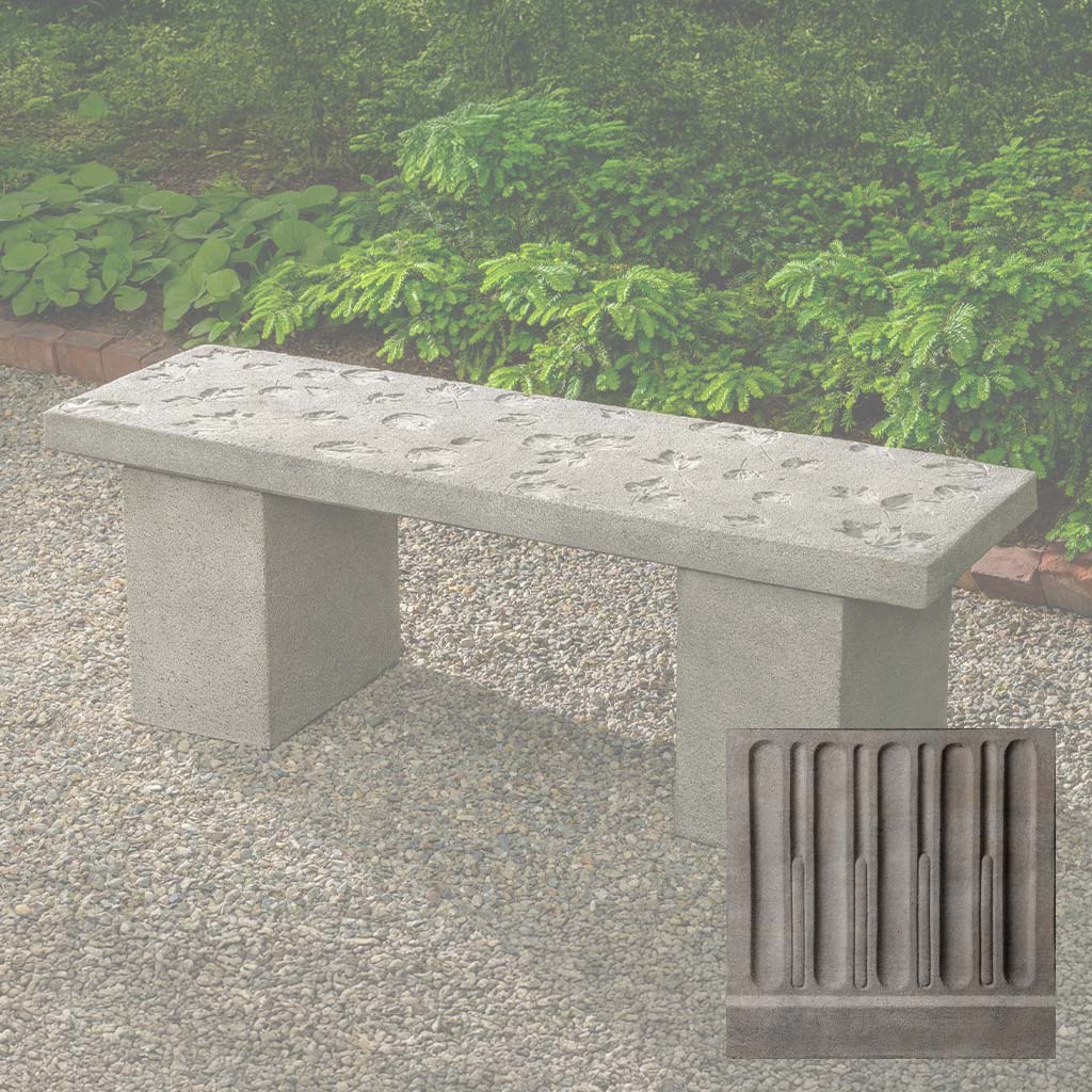 Campania Woodland Leaves Bench - BE-153