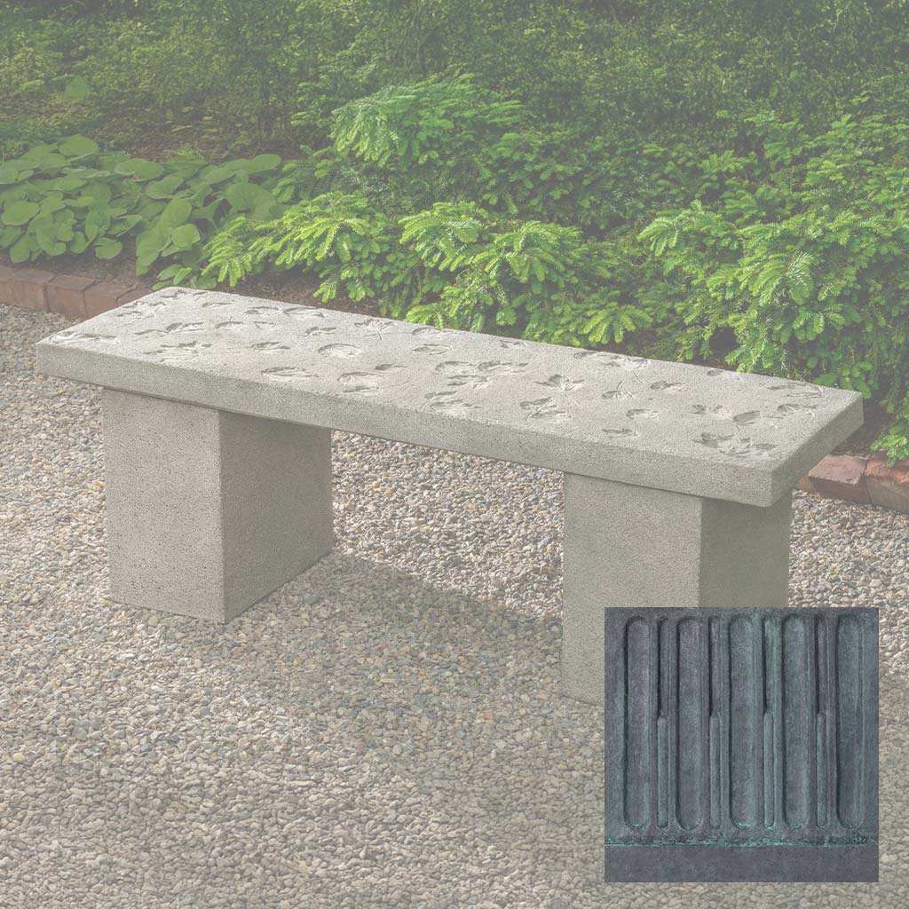 Campania Woodland Leaves Bench - BE-153