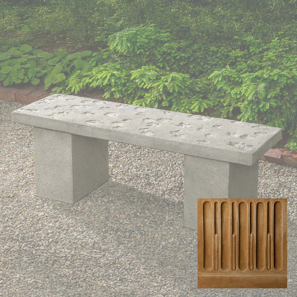 Campania Woodland Leaves Bench - BE-153