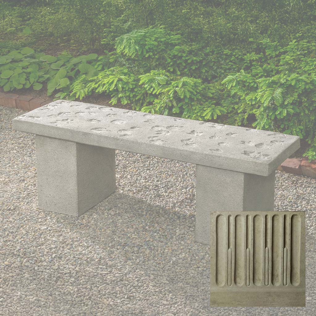 Campania Woodland Leaves Bench - BE-153