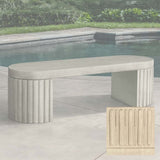Campania Dorchester Fluted Bench - BE-155