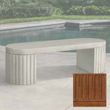 Campania Dorchester Fluted Bench - BE-155