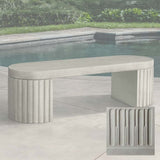 Campania Dorchester Fluted Bench - BE-155